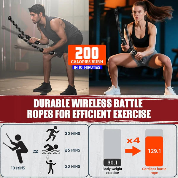 FlexTitan™ Rope-Free Battle Rope
